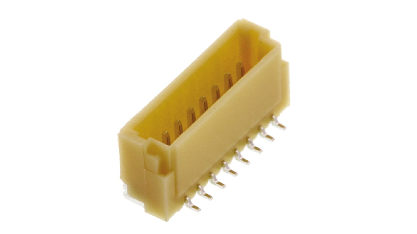 JST SH Series Straight Surface Mount PCB Header, 8 Contact(s), 1.0mm Pitch, 1 Row(s), Shrouded