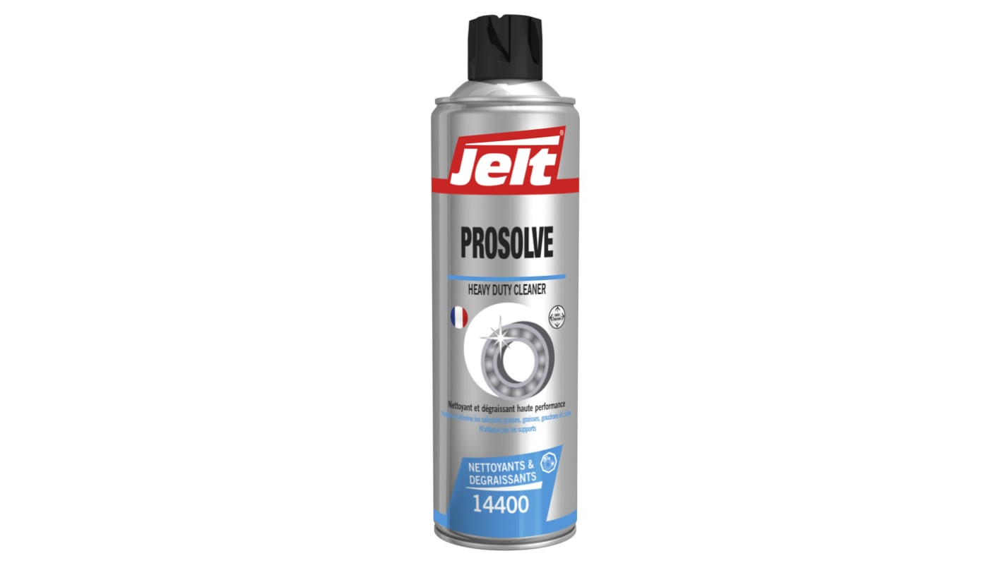 Desengrasante Jelt PROSOLVE, Aerosol de 650 ml, Secado Rápido, para Limpieza Y Desengrasado