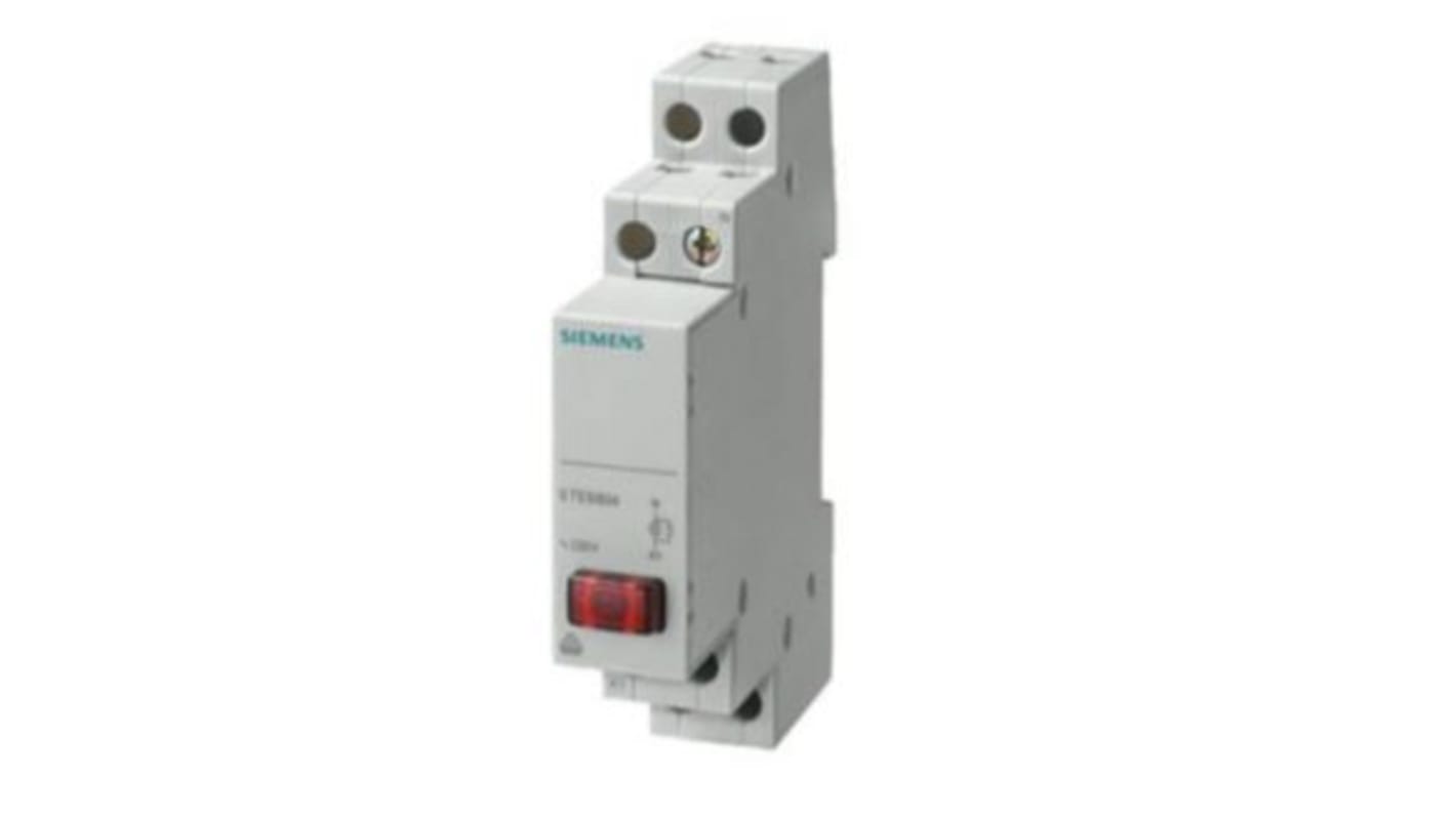 Siemens Red Indicator, IP20, Square, 230V ac