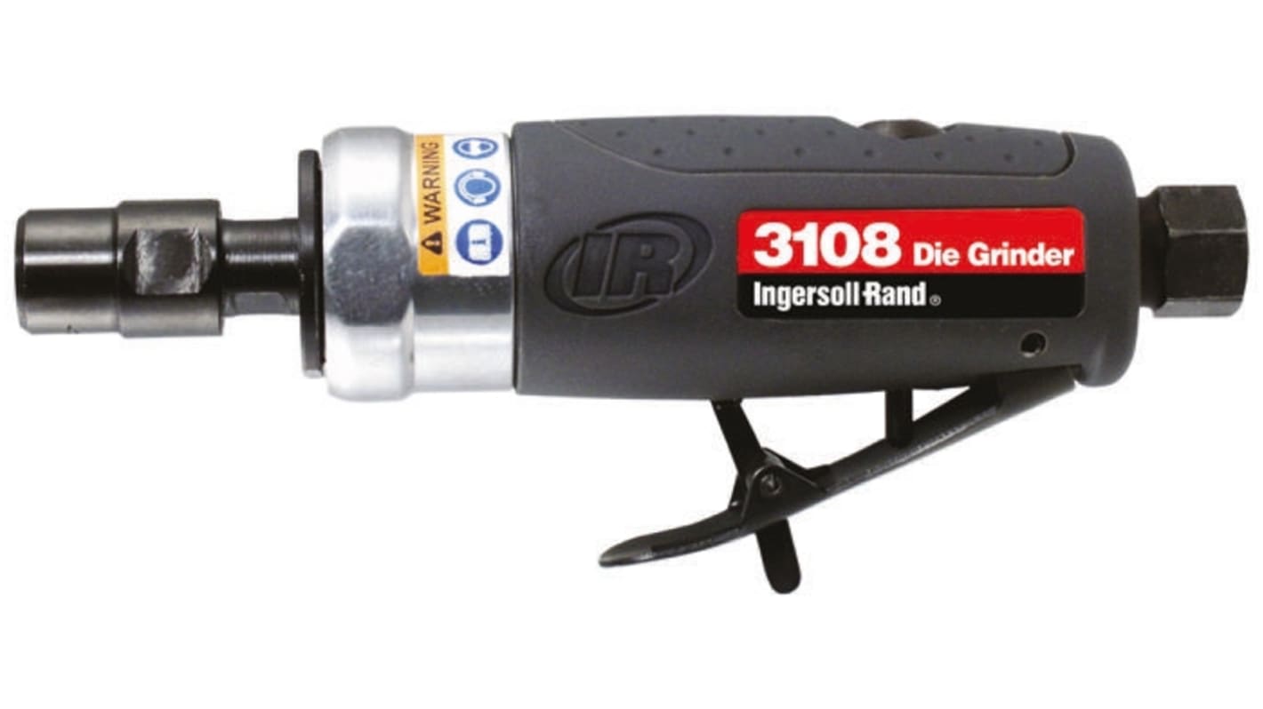 3108 Ingersoll Rand 6mm Air Powered, Straight Grinder, 25000rpm RS