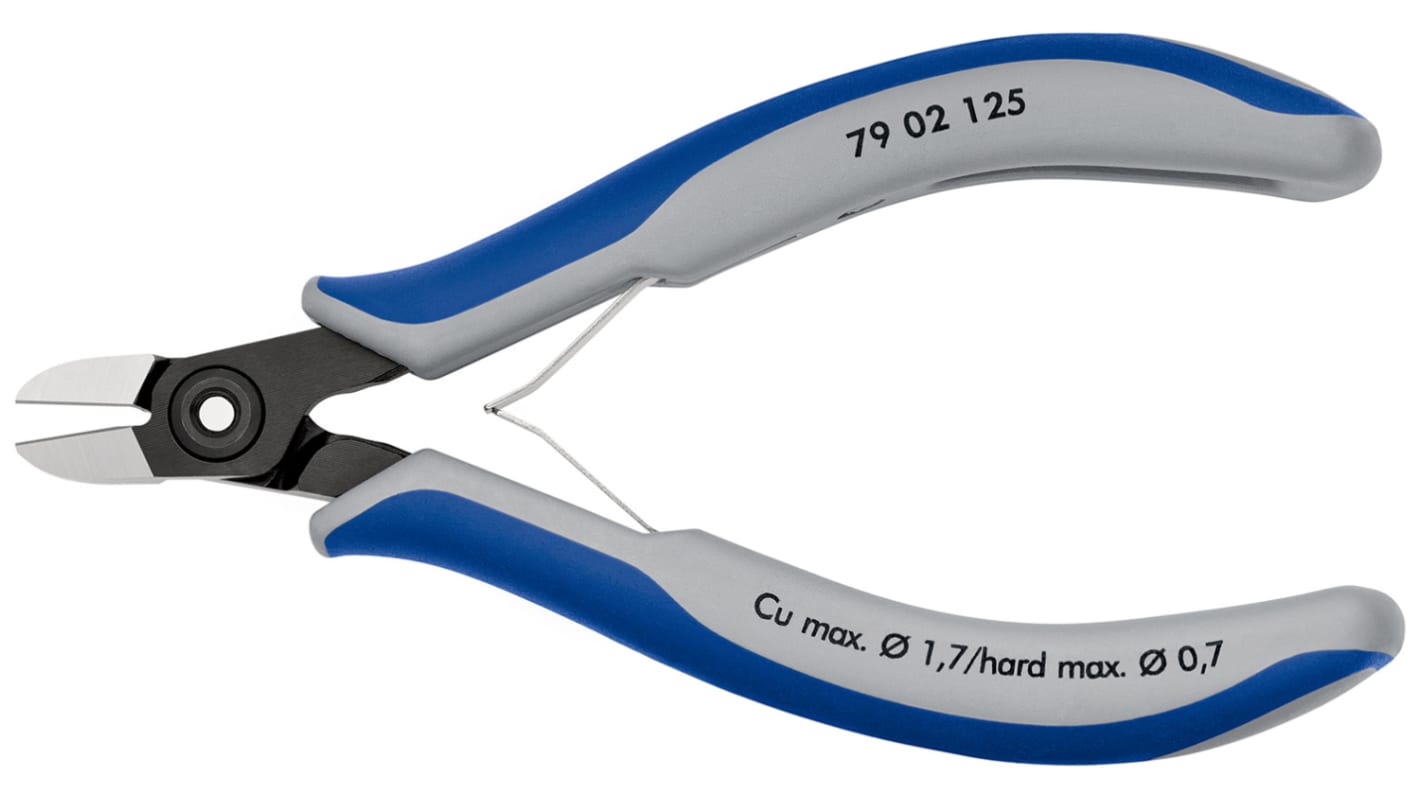 Knipex 79 02 125 Seitenschneider 125 mm, Schneidleistung 1,7mm