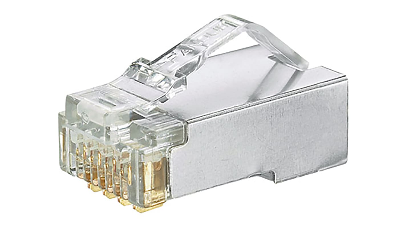 パンドウイット RJ45 モジュラーコネクタ, オス, RJ45コネクタ, ケーブルマウント, Cat5e, MPS588-C