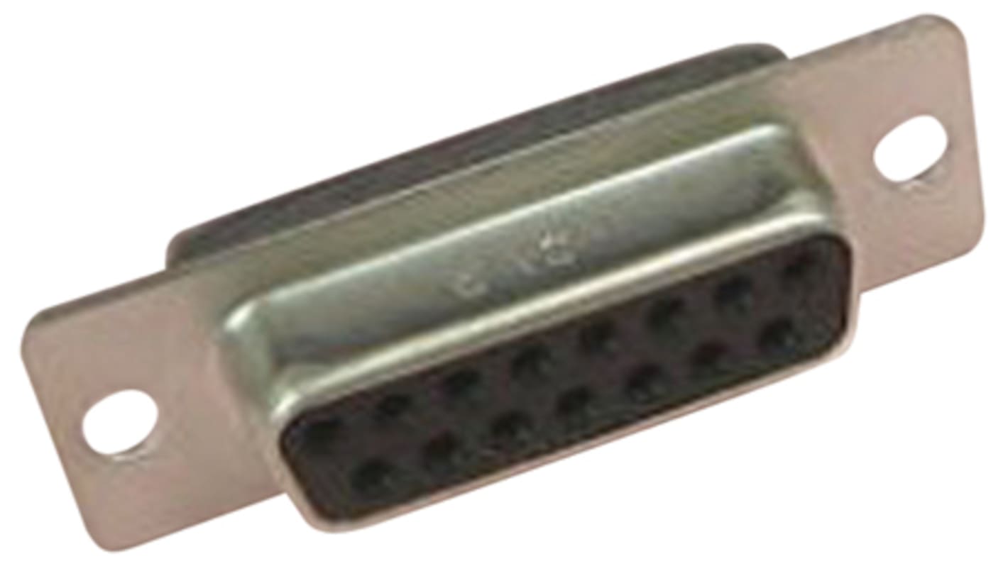 JAE 15 Way Panel Mount D-sub Connector Socket