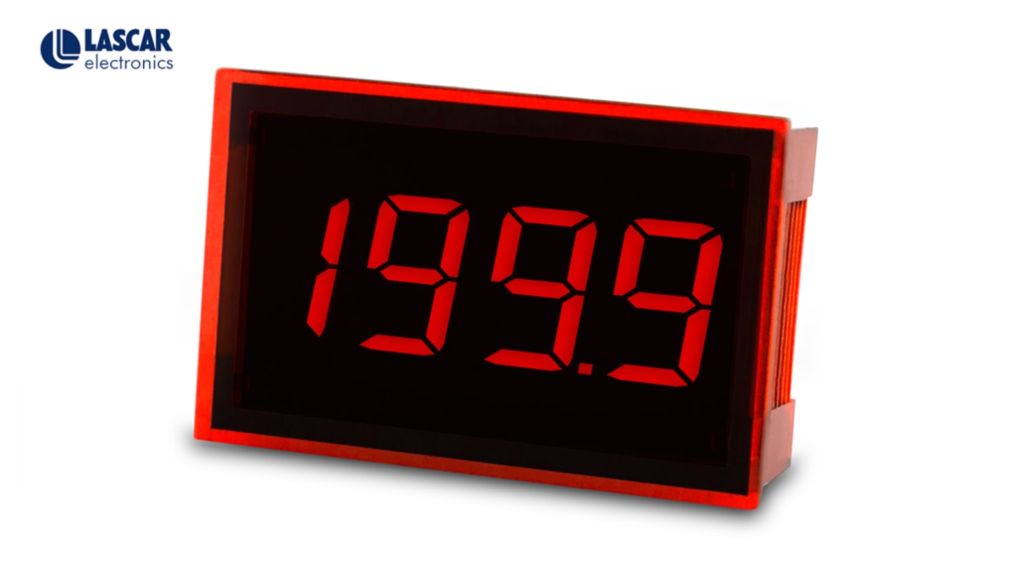 Lascar Digital Voltmeter DC, LED Display 3.5-Digits 0.1 %