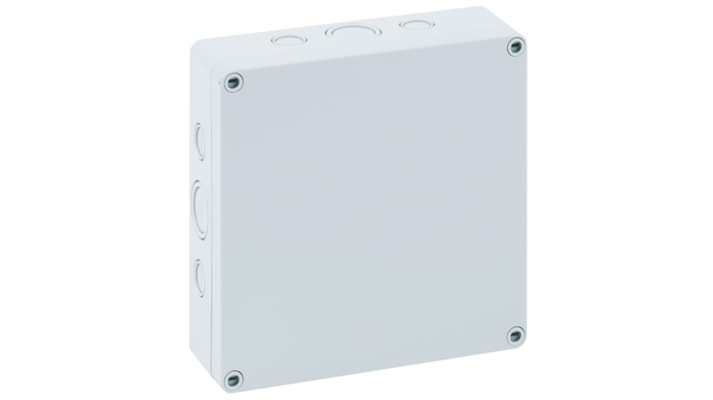 Spelsberg TK PS Series Grey Polystyrene Enclosure, IP66, Grey Lid, 182 x 180 x 63mm