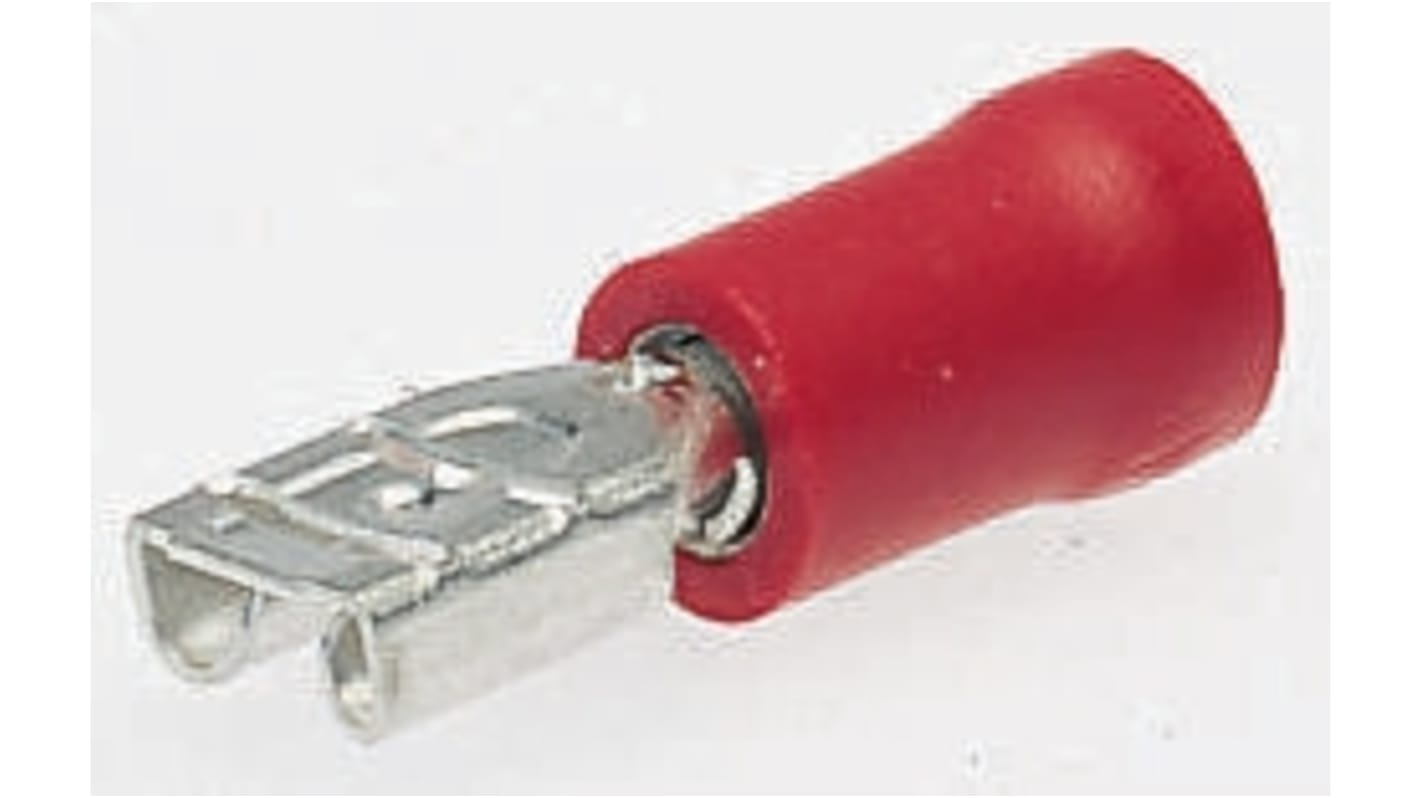 FVDDF1.25187A10(LF) JST FVDDF Red Insulated Female Spade Connector