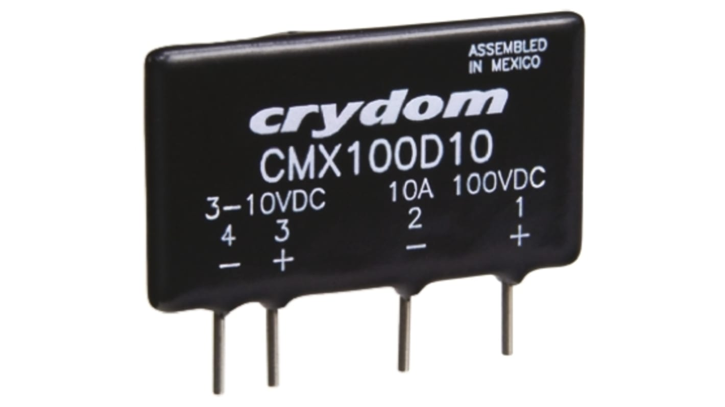Sensata / Crydom CMX Series Solid State Relay, 3 A rms Load, PCB Mount, 200 V Load, 10 V dc Control