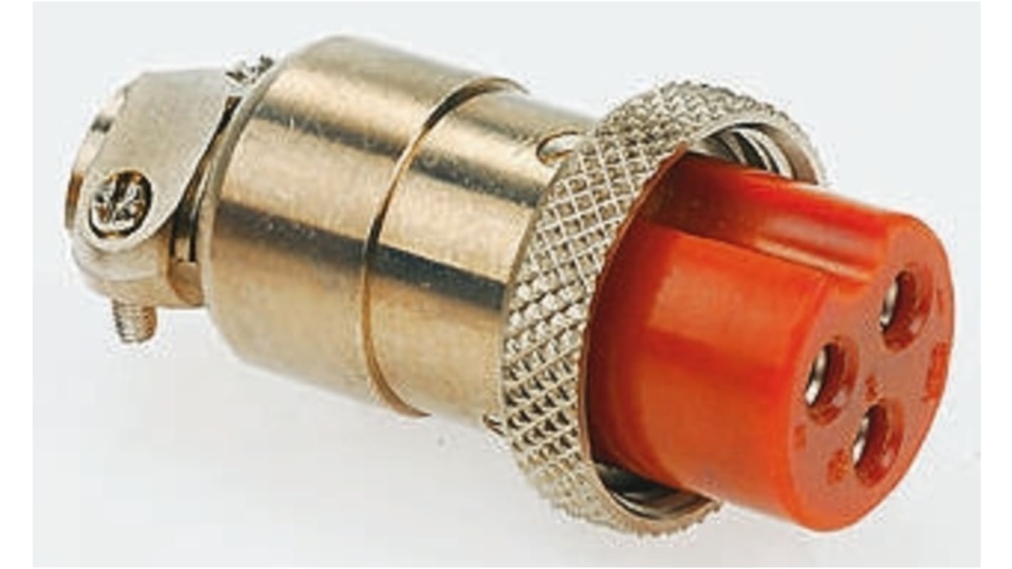 Hirose Circular Connector, 2 Contacts, Cable Mount, Plug, Female, HS12 Series