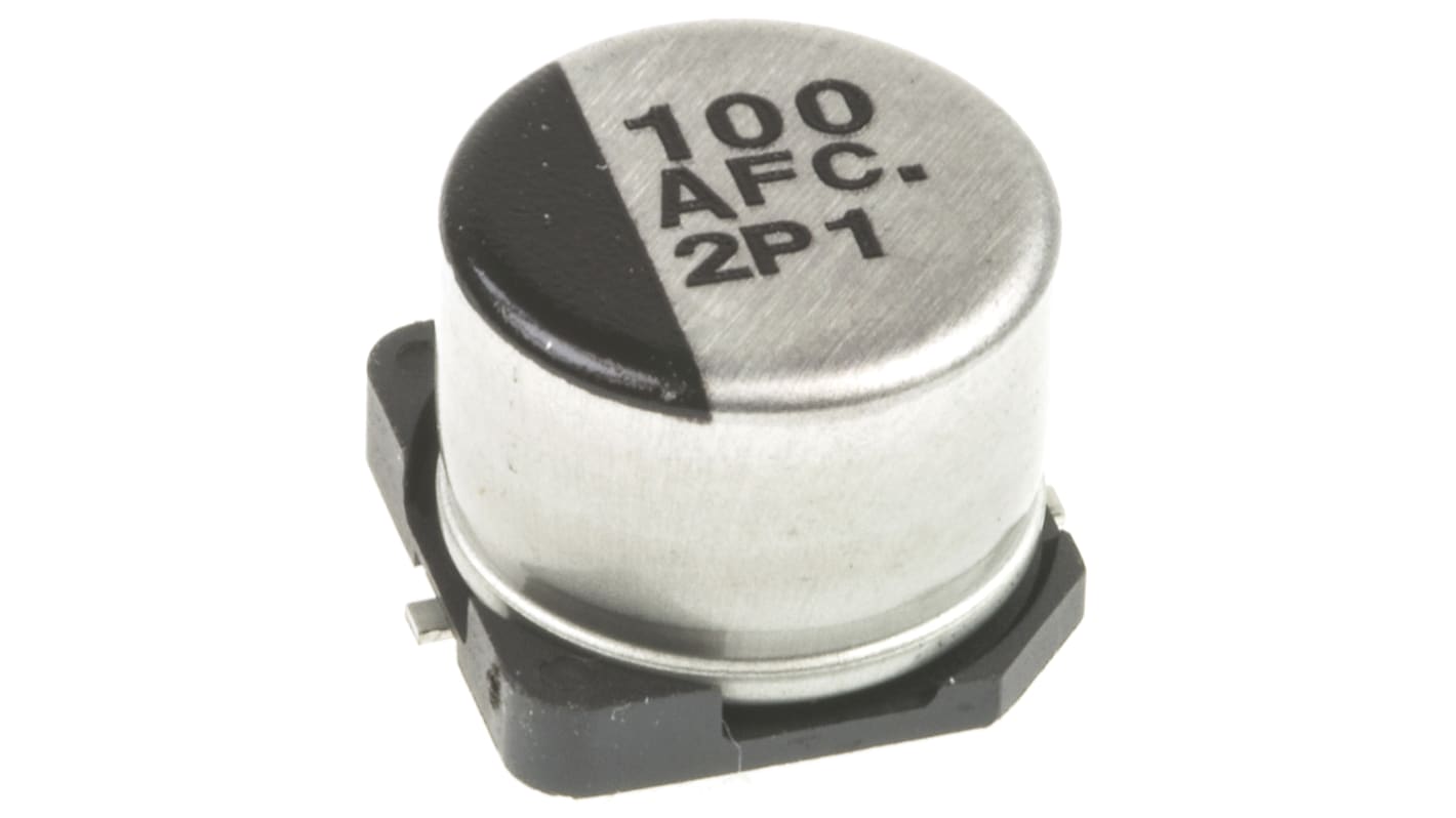 Panasonic コンデンサ 100μF, ,10V dc, EEEFC1A101P