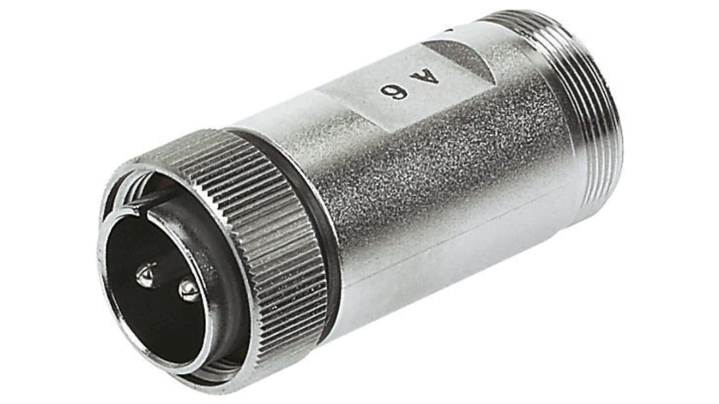 Hirose Circular Connector, 4 Contacts, Cable Mount, Miniature Connector, Plug, Male, IP67, RM-W Series