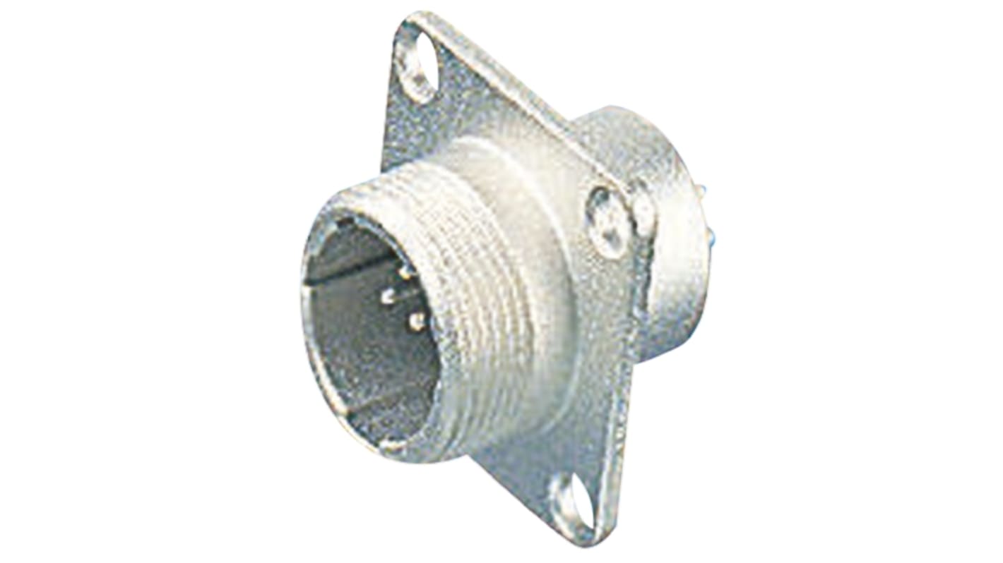 Hirose Circular Connector, 10 Contacts, Panel Mount, Socket, Male, JR Series