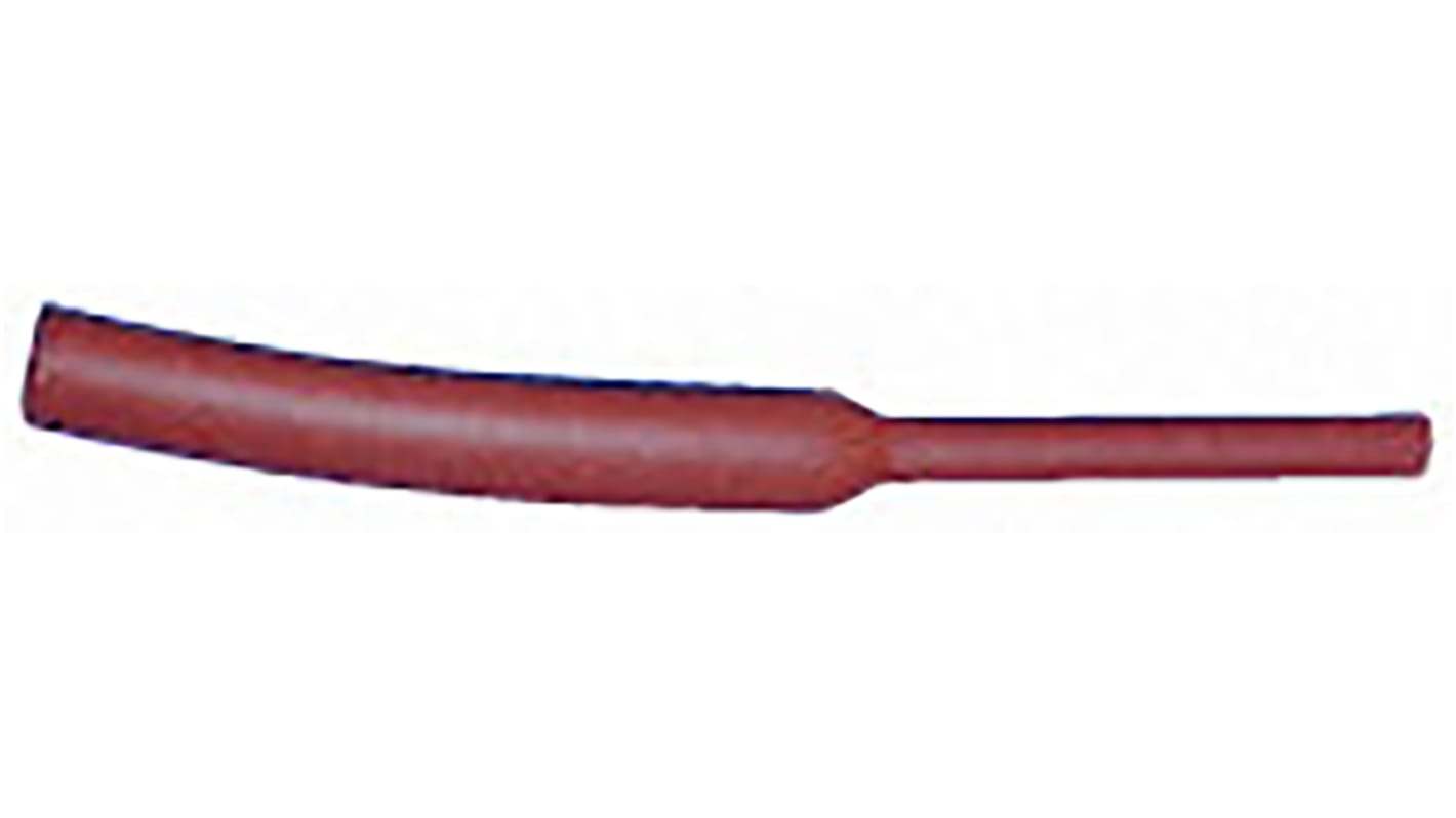 Tubo termorretráctil RS PRO de Poliolefina Marrón, contracción 2:1, Ø 1.6mm, long. 1.2m