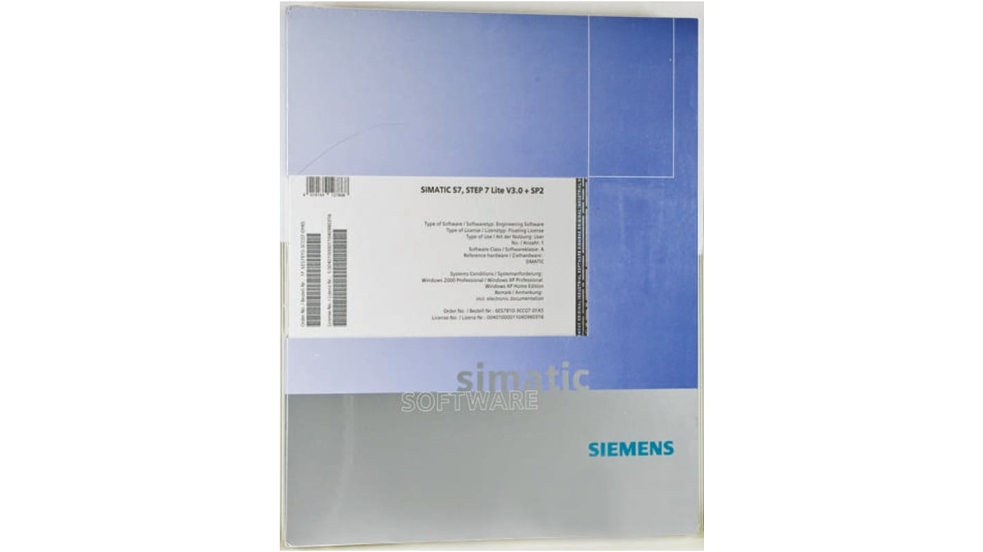 Siemens 3.0 PLC Programming Software for use with SIMATIC S7-300 Series