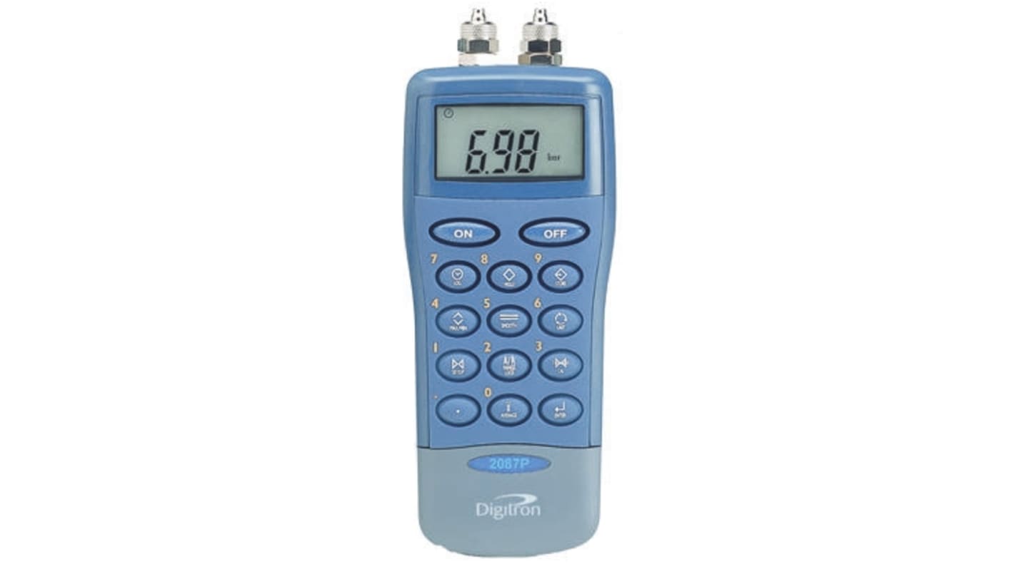 2087P7 Digitron 2000P Differential Digital Pressure Meter With 2