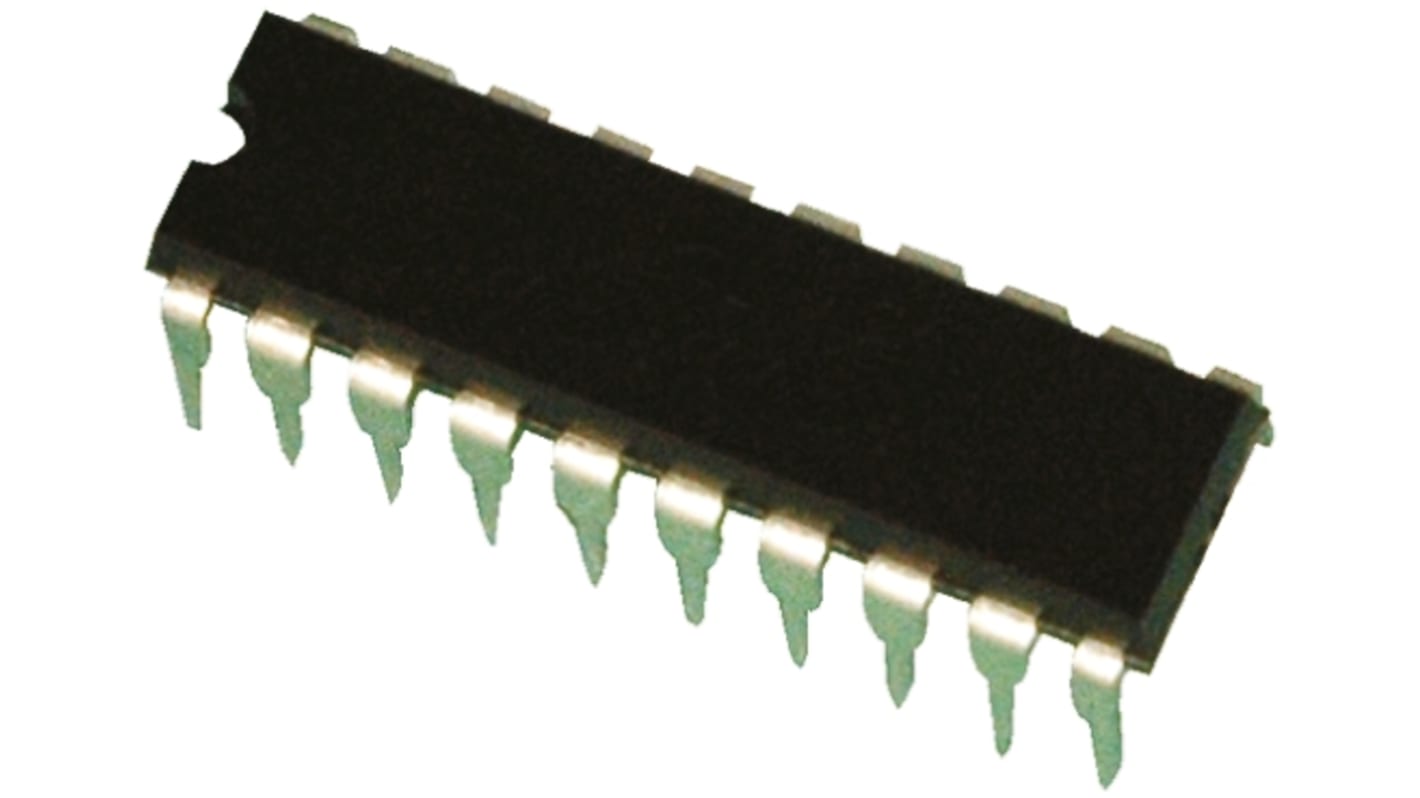 Toshiba TC74HC540AP(F) Octal-Channel Buffer & Line Driver, 3-State, Inverting, 20-Pin PDIP