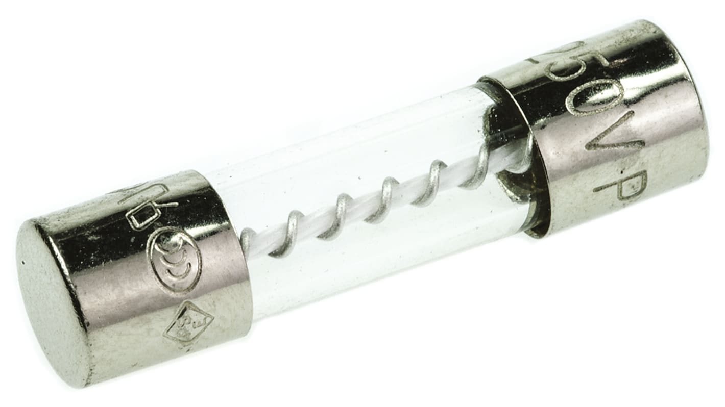 Littelfuse 5A T Glass Cartridge Fuse, 5 x 20mm