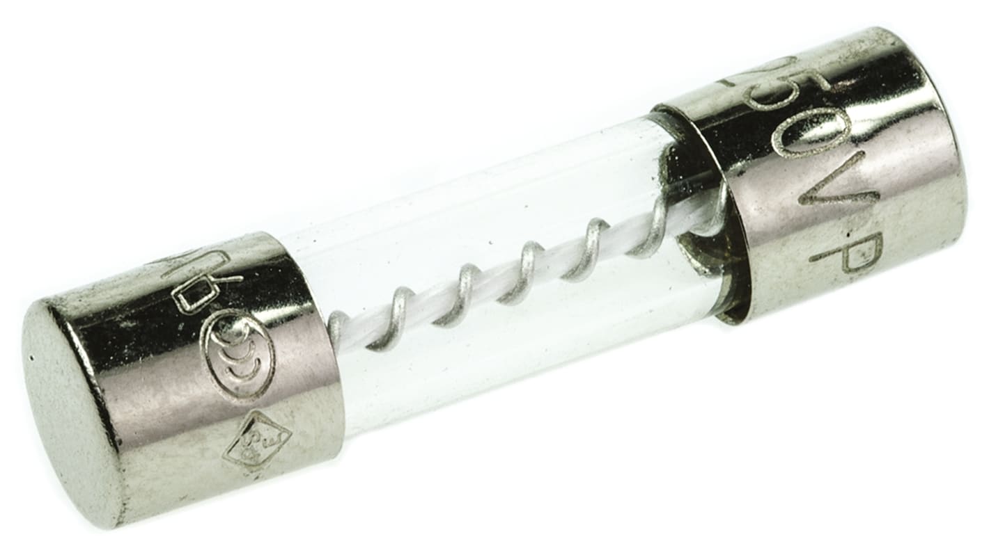 Fusible de cartucho de cristal Littelfuse, serie 213, 250V ac, 5A, 5 x 20mm, acción retardada