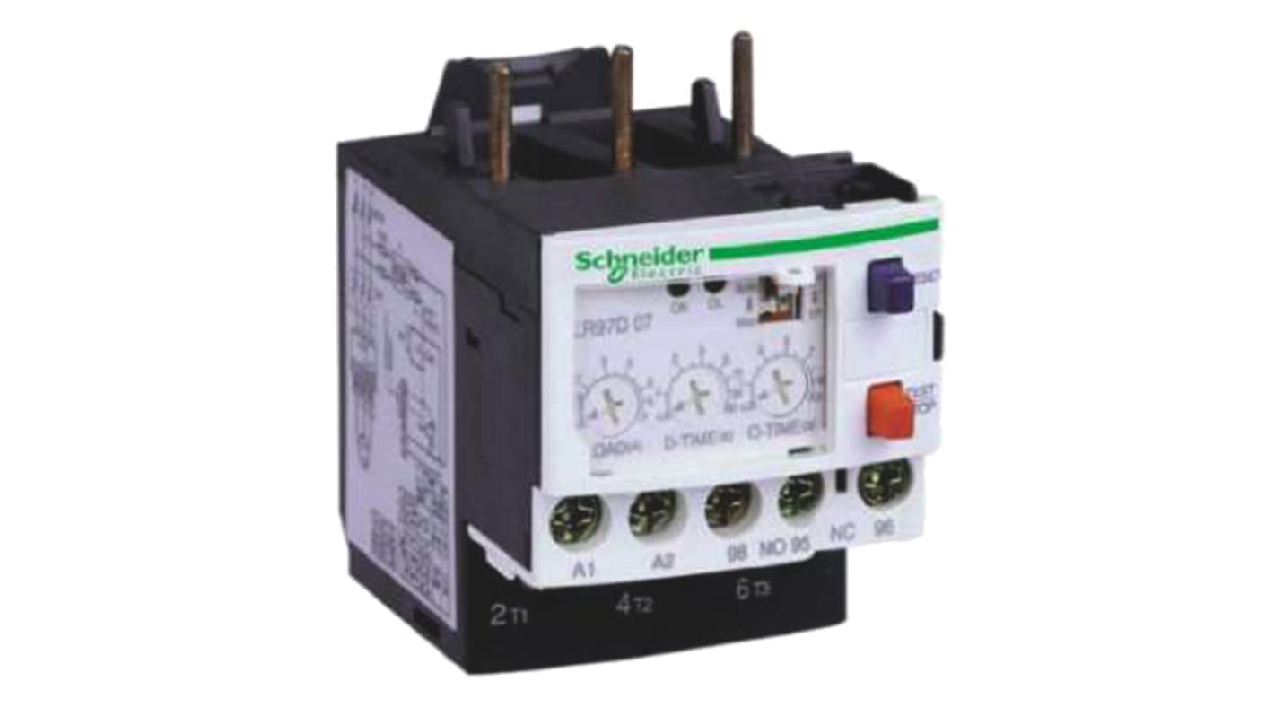 Relais de surcharge Schneider Electric LR97 D, 1 NO + 1 NF, 7 A, Vin 100 → 120 V c.a.