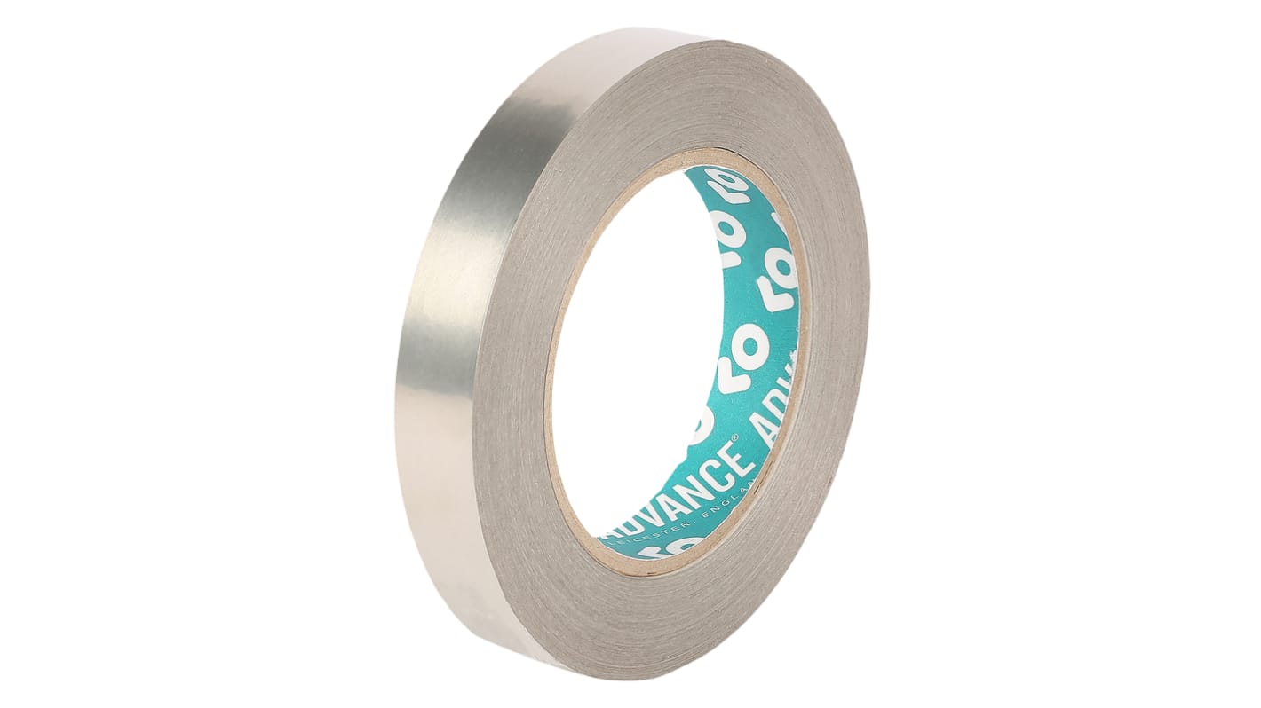 Advance Tapes AT536 Conductive Tin Clad Metallic Tape, 25mm x 33m