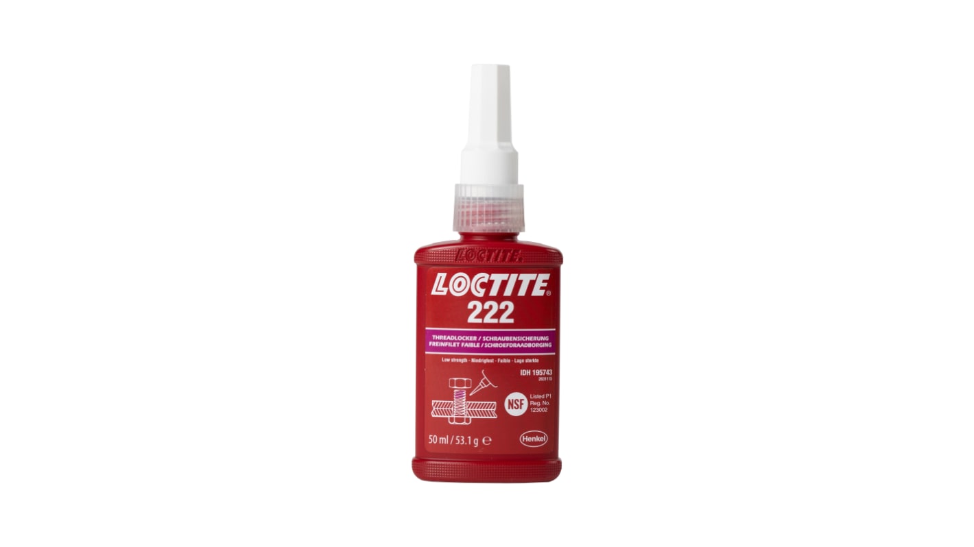 LOCTITE 222 Fijador de Tornillos Botella 50 ml