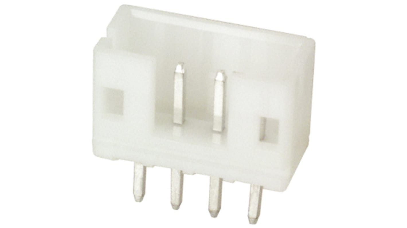 Conector macho para PCB JST serie PH de 4 vías, 1 fila, paso 2mm, para soldar, Orificio Pasante