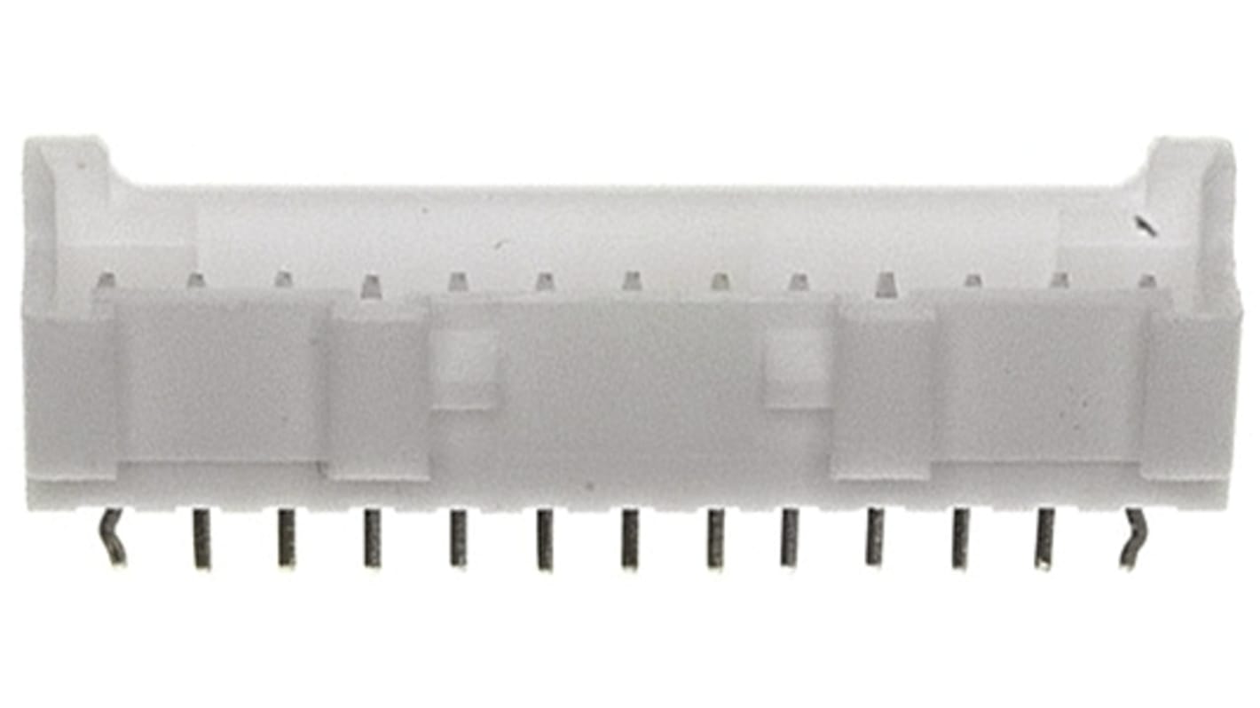 JST PA Series Straight Through Hole PCB Header, 13 Contact(s), 2.0mm Pitch, 1 Row(s), Shrouded