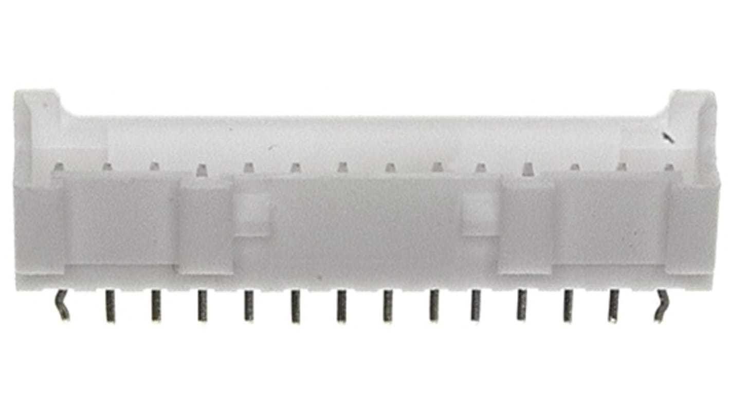 JST PA Series Straight Through Hole PCB Header, 14 Contact(s), 2.0mm Pitch, 1 Row(s), Shrouded