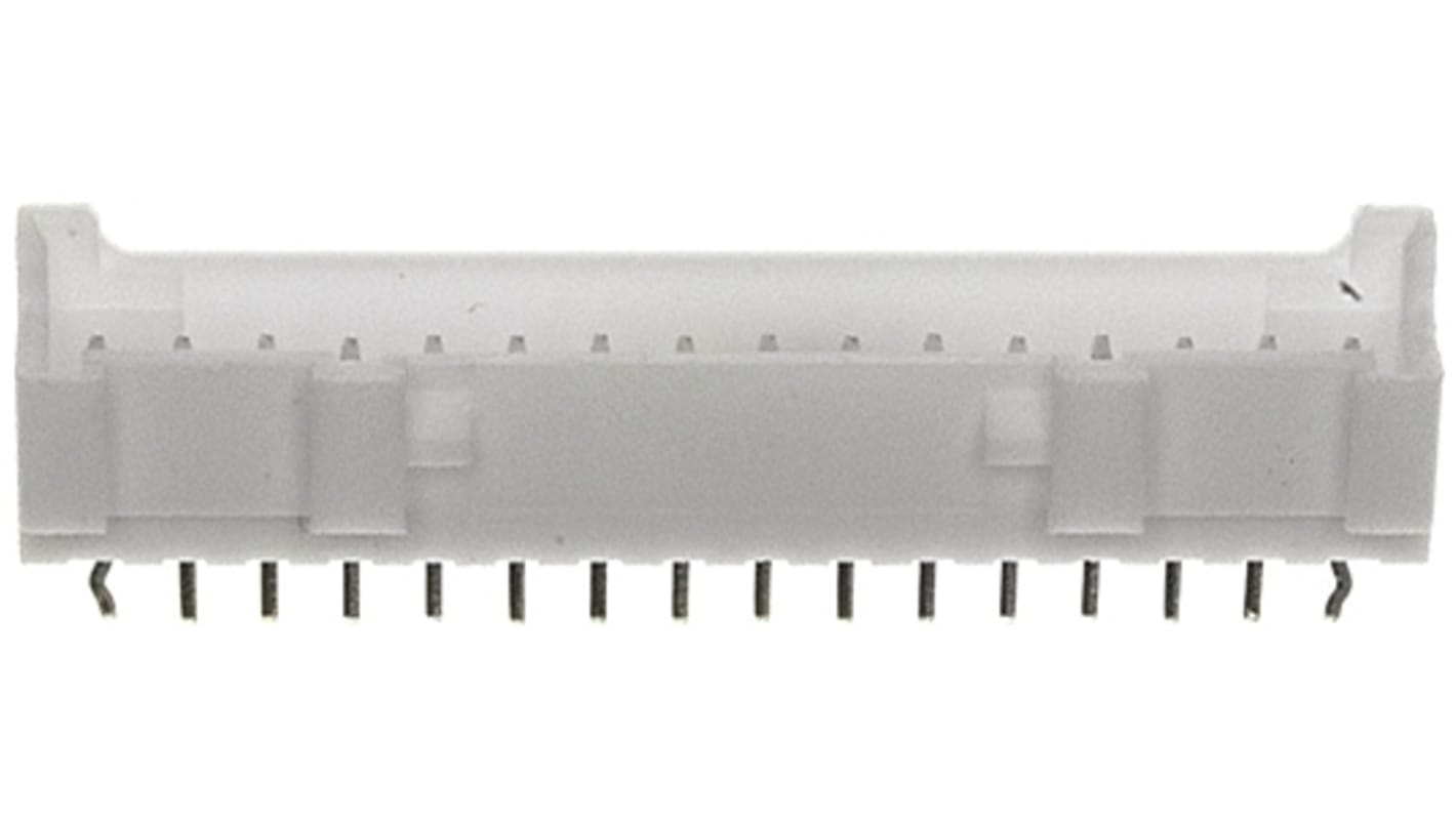 JST PA Series Straight Through Hole PCB Header, 16 Contact(s), 2.0mm Pitch, 1 Row(s), Shrouded