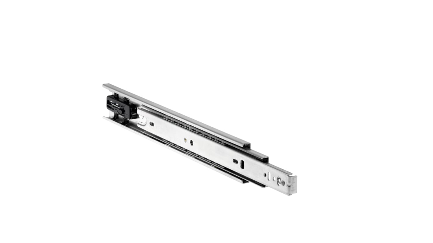 Rail pour rack Accuride DZ3832 en Acier Zingué, longueur 550mm, largeur 12.7mm, charge 50kg