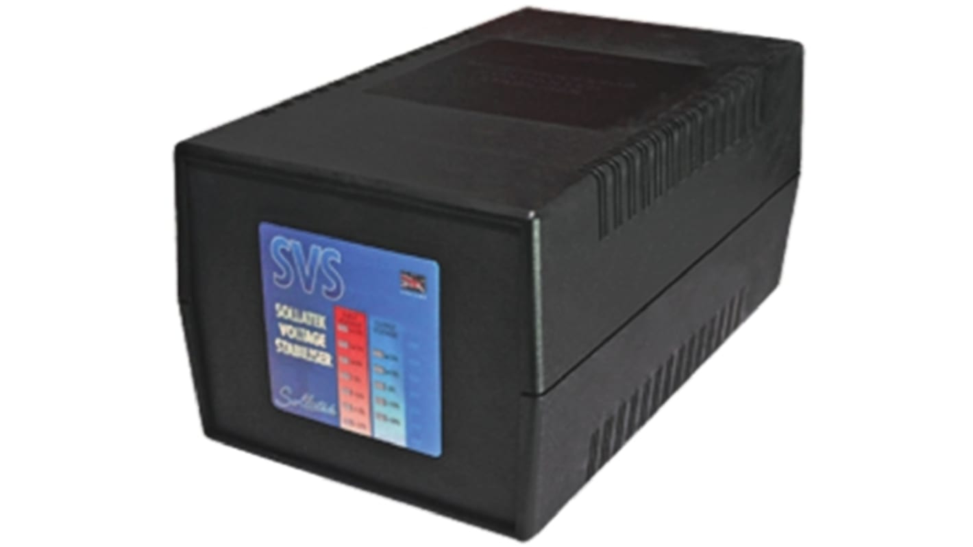 Sollatek Voltage Stabiliser 230V ac 16A Over Voltage and Under Voltage, 3680VA