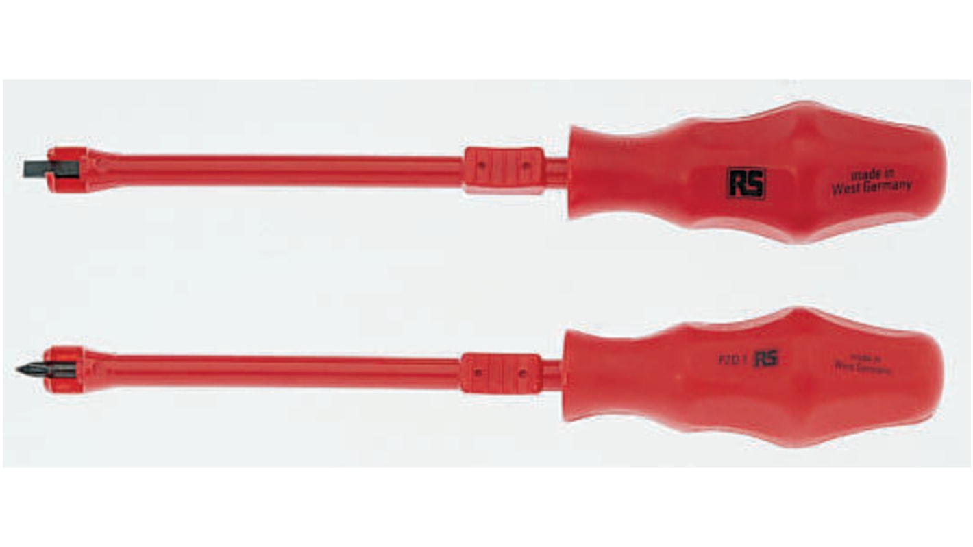 RS PRO Supadriv Screwdriver, PZ2 Tip, 175 mm Blade, VDE/1000V