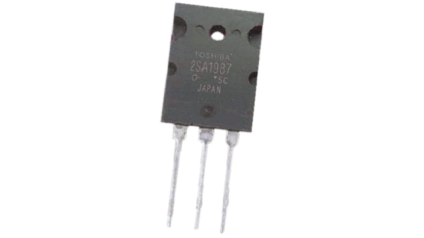 Toshiba 2SA1987-O(Q) THT, PNP Transistor –230 V / –15 A 30 MHz, TO-3PL 3-Pin