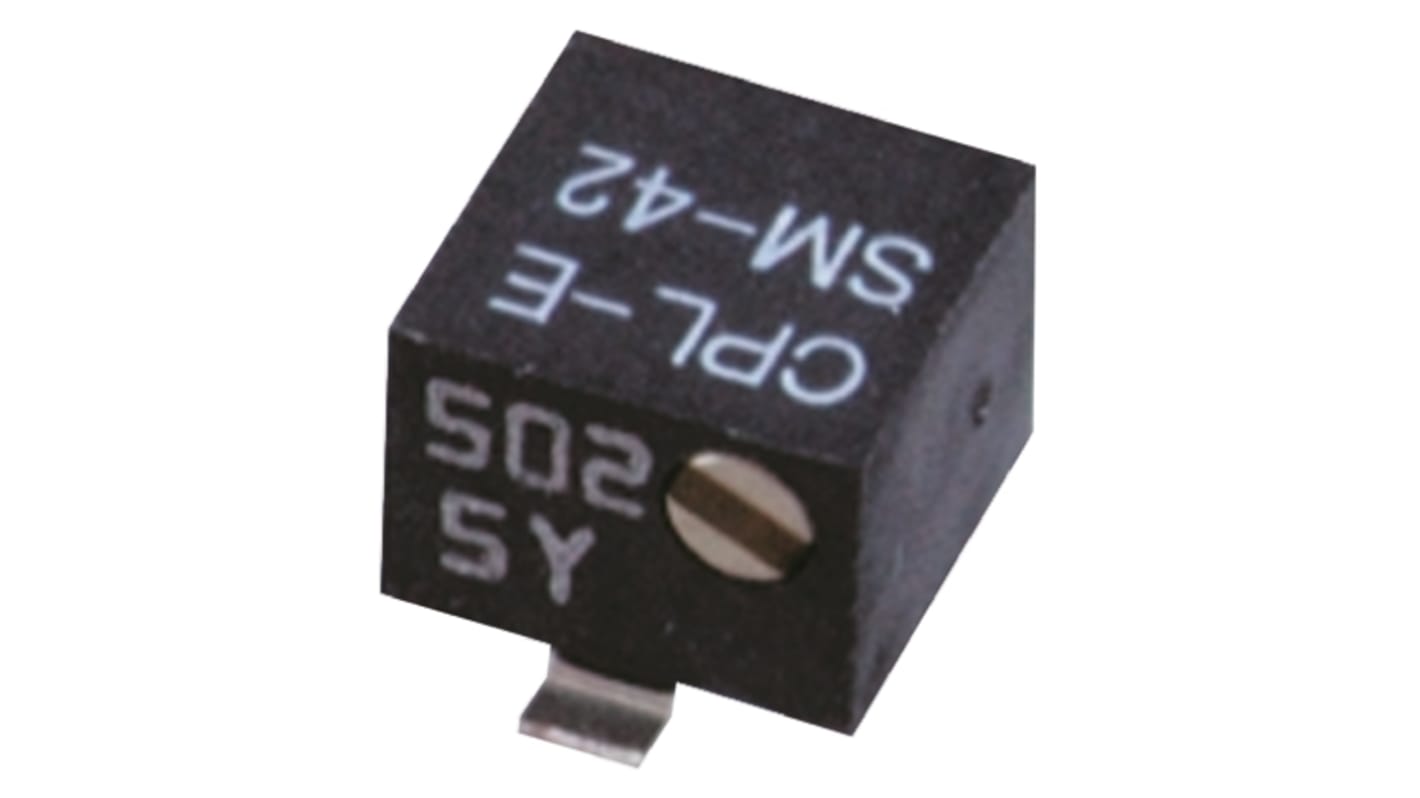 Copal SM-42 11-Gang SMD Trimmer-Potentiometer, Einstellung von oben, 2kΩ, ±10%, 0.25W, Gullwing, L. 4.8mm