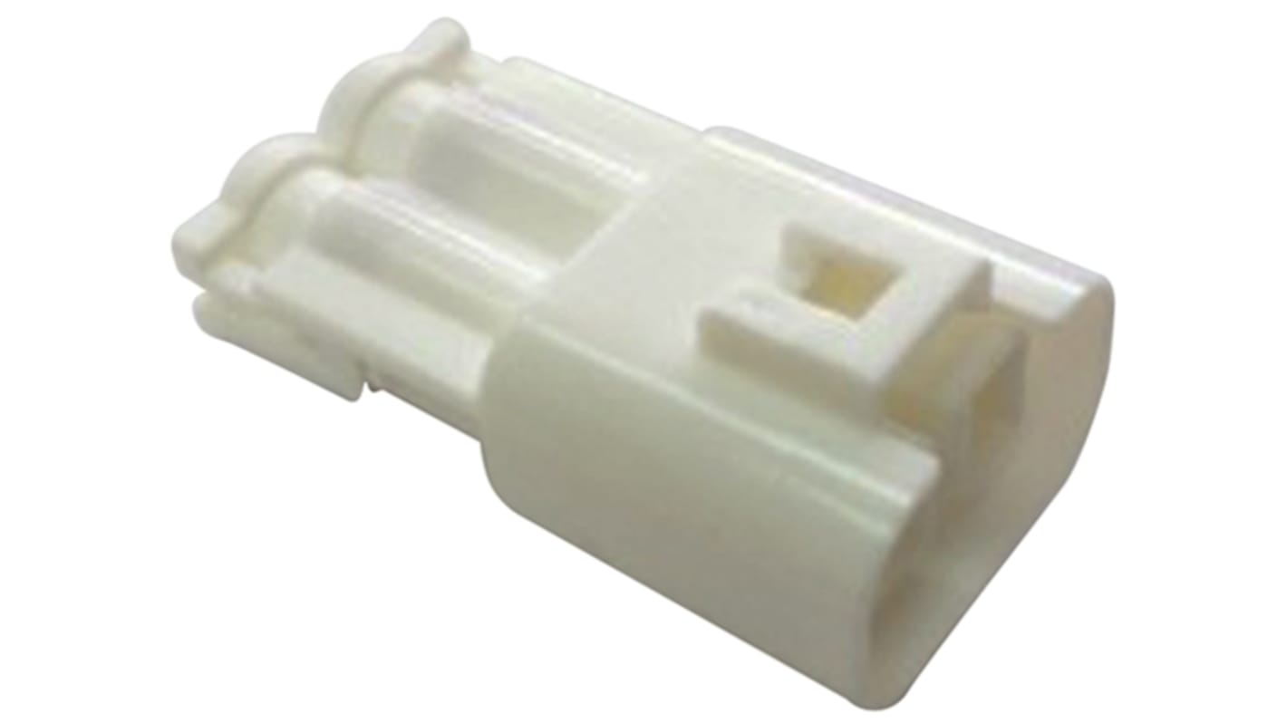 JST, MWP Male Connector Housing, 7mm Pitch, 2 Way, 1 Row