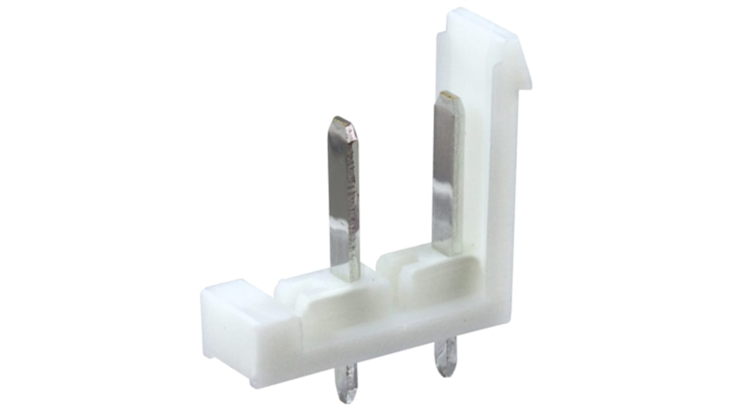 JST XL Series Straight Through Hole PCB Header, 2 Contact(s), 5.0mm Pitch, 2 Row(s), Shrouded