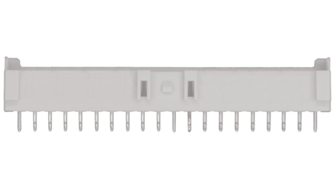 JST XA Series Straight Through Hole PCB Header, 20 Contact(s), 2.5mm Pitch, 1 Row(s), Shrouded