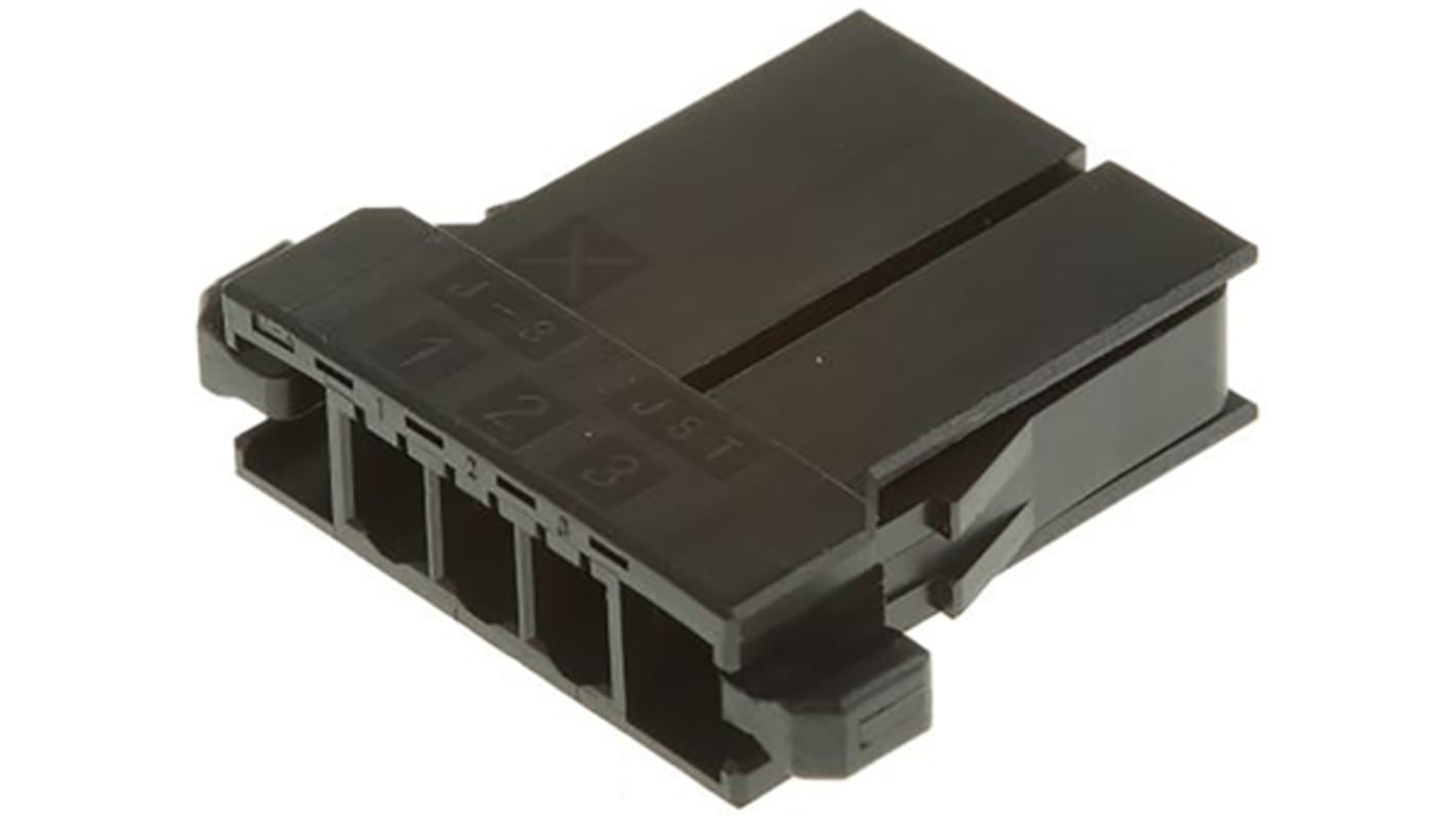 Carcasa de conector JST F31FSS-05V-KX, paso: 3.81mm, 5 contactos, , 1 fila filas, Recto, Hembra