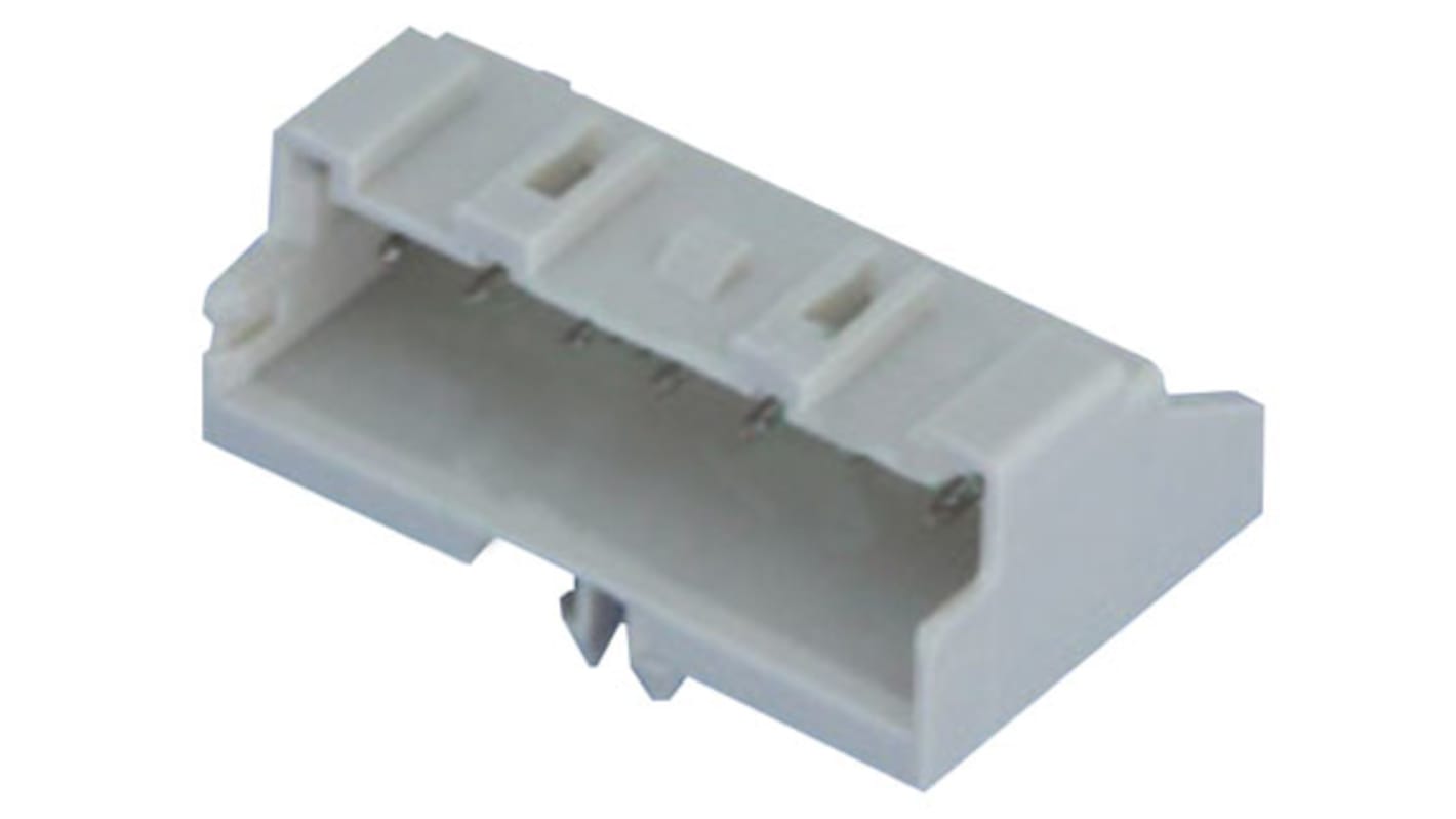 Conector macho para PCB Ángulo de 90° JST serie XA de 7 vías, 1 fila, paso 2.5mm, para soldar, Montaje en orificio