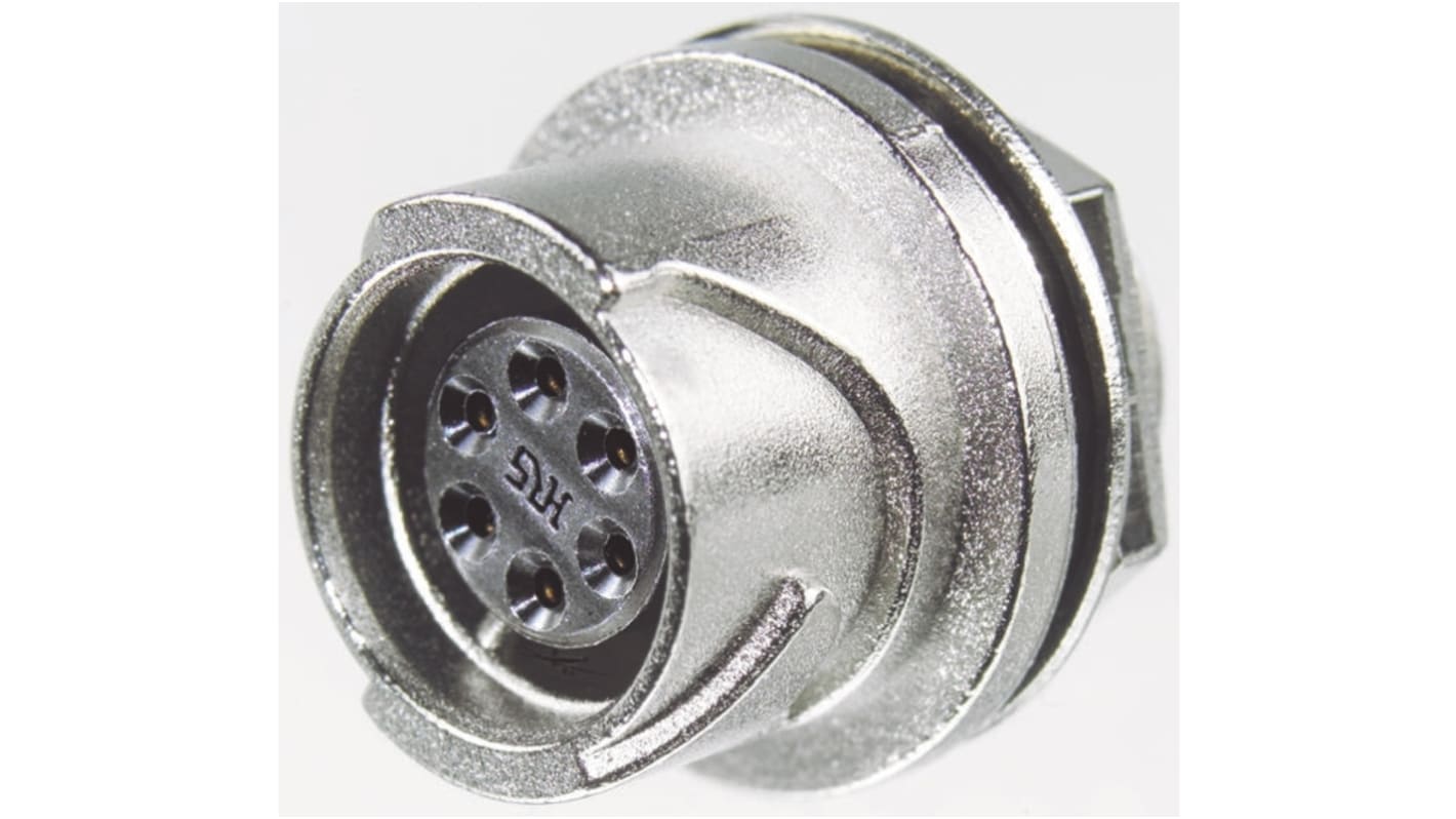 Conector circular Hirose hembra serie LF de 20 vías hembra, tamaño carcasa 13, Montaje en Panel, IP67, IP68