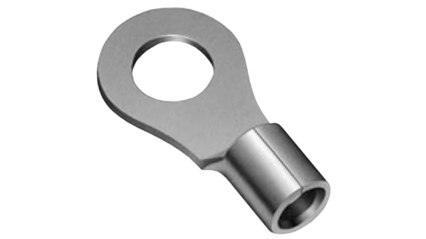 JST Uninsulated Ring Terminal, 5mm Stud Size, 2.6mm² to 6.6mm² Wire Size