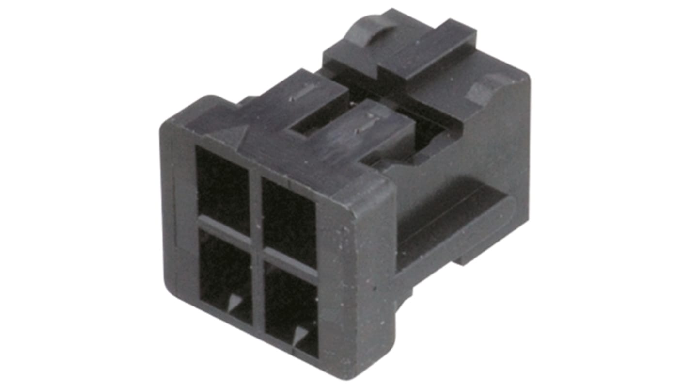 Hirose, DF11 Female Connector Housing, 2mm Pitch, 4 Way, 2 Row