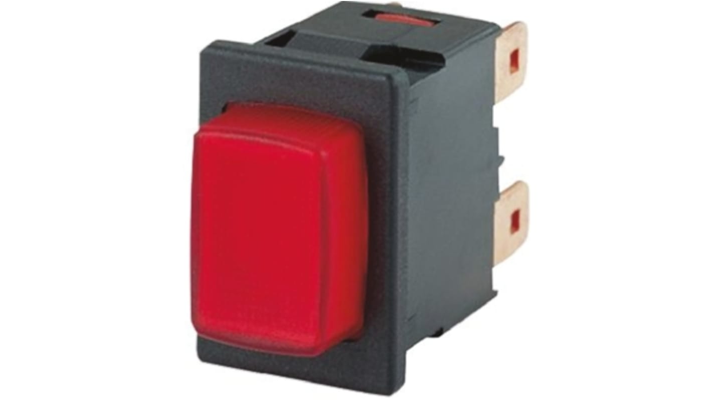 Marquardt Illuminated Push Button Switch, Panel, DPST, IP40