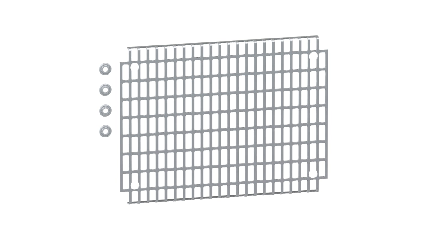 Schneider Electric Steel Perforated Mounting Plate, 660mm H, 534mm W for Use with ACM Series