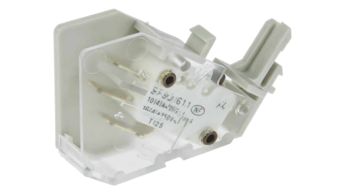 Contatto ausiliario Schneider Electric, 4 contatti, 2NC + 2NO, Montaggio anteriore, montaggio laterale, serie GS1A