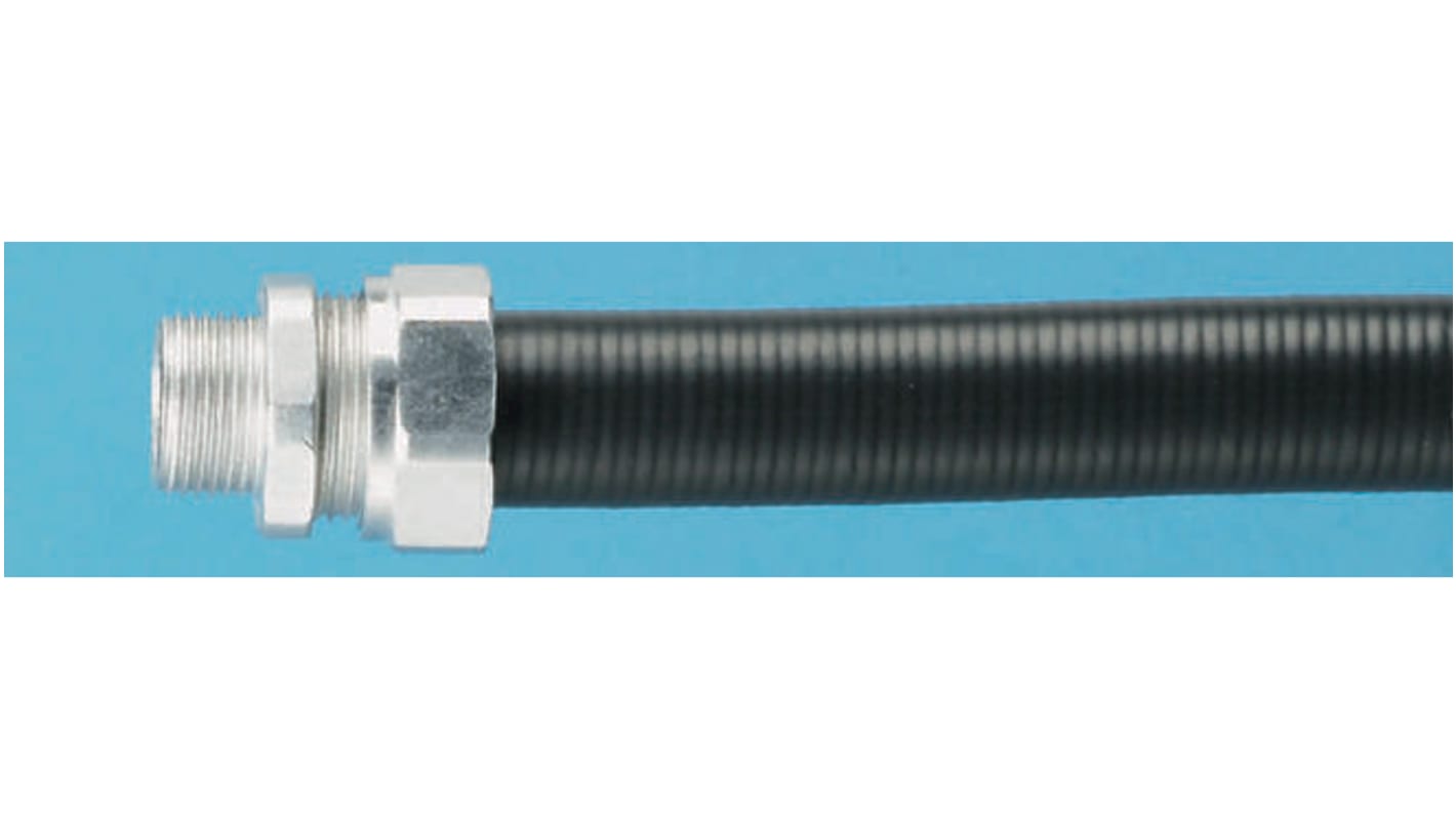 Conducto maleable Kopex PSBF de Acero Negro, long. 10m, Ø 25mm, IP67