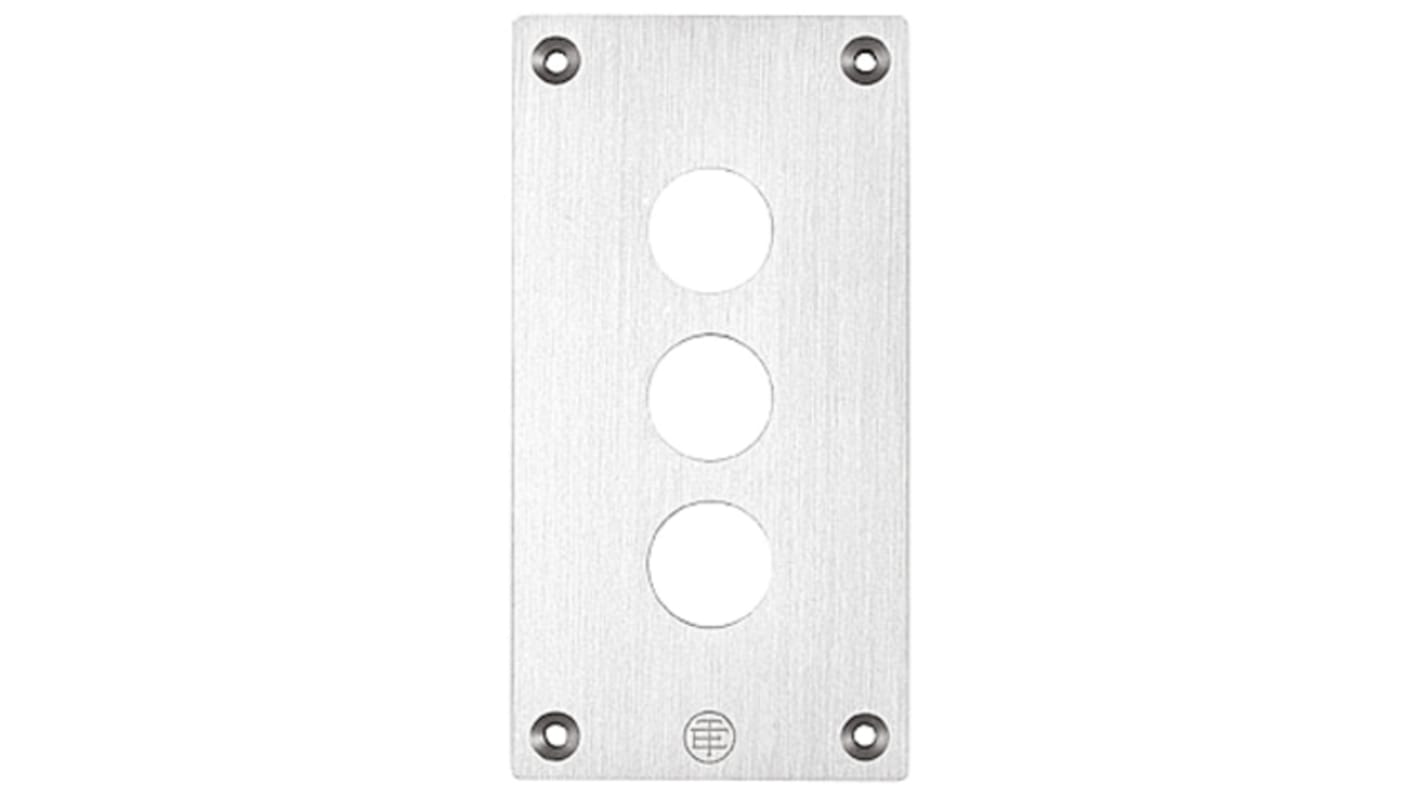 Schneider Electric Aluminium Harmony XAP Control Station Enclosure - 3 Hole 22mm Diameter