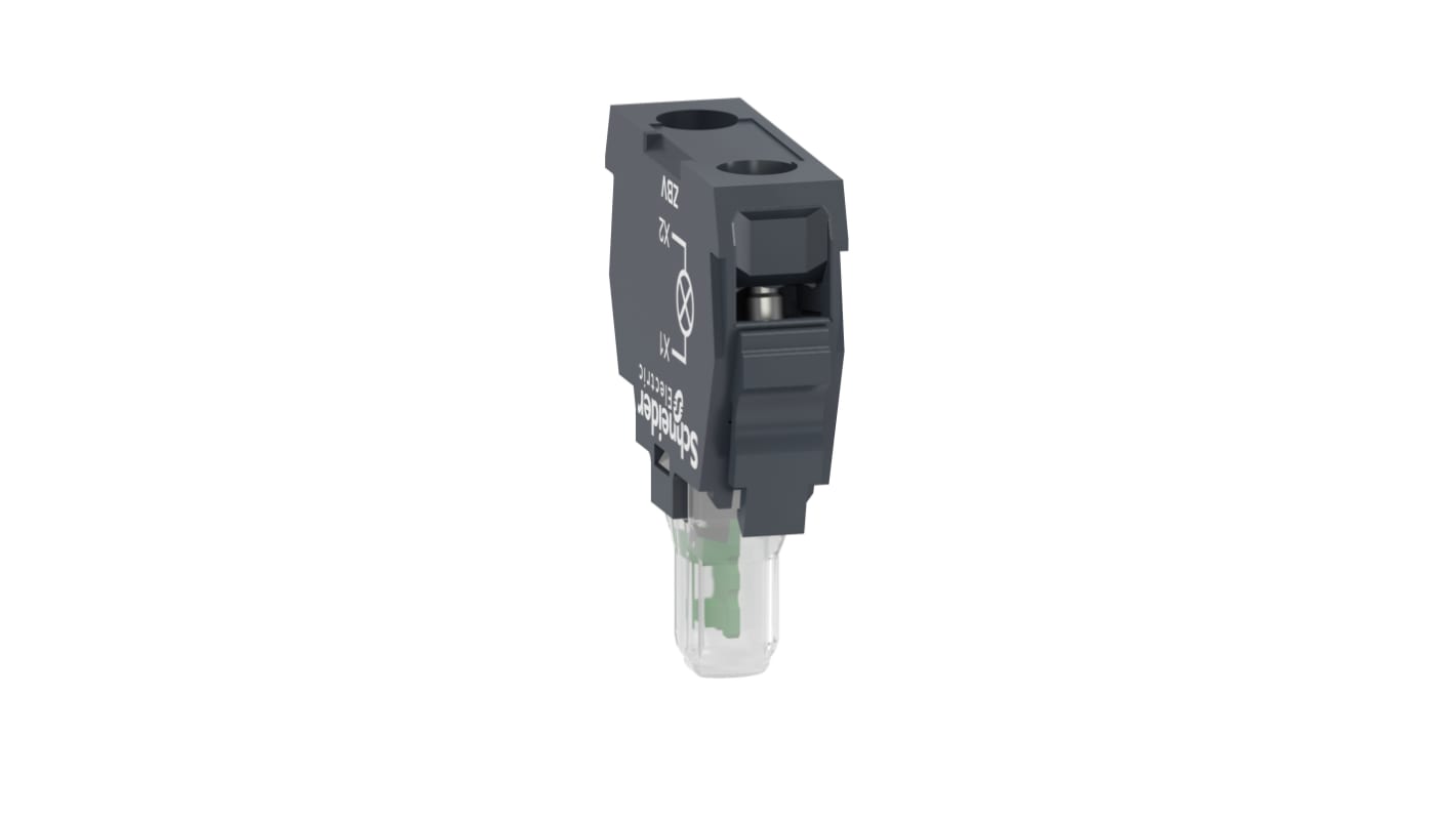 Schneider Electric Lysblok, Hvid Universal LED 24V, Terminering: Skrue