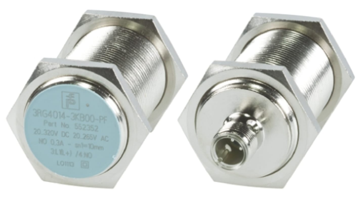 Sensor de proximidad Pepperl + Fuchs, M30 x 1.5, alcance 10 mm, 20 → 265 Vac, 20 → 320 Vdc, IP67, 200Hz