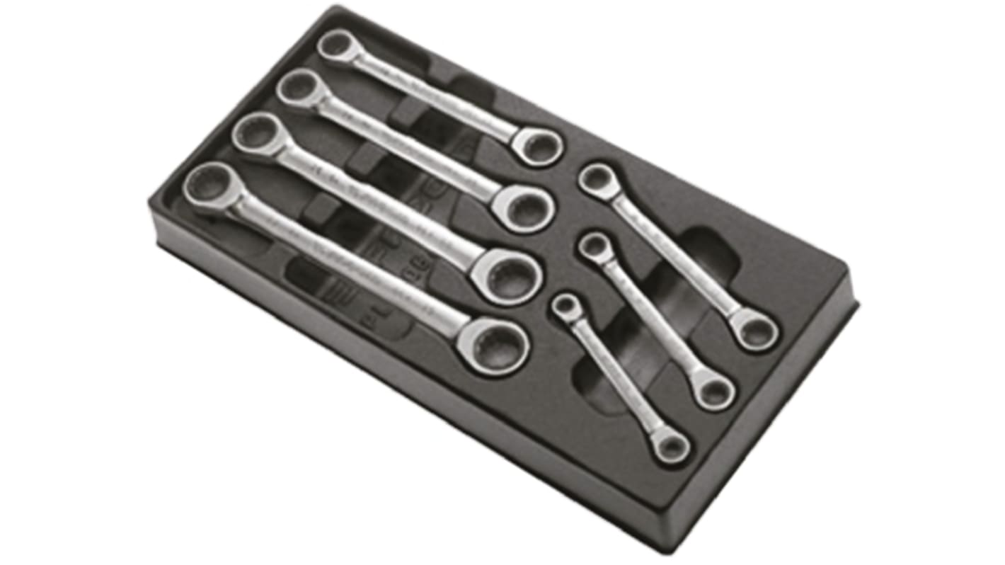 Facom 7-Piece Spanner Set, 6 → 19 mm