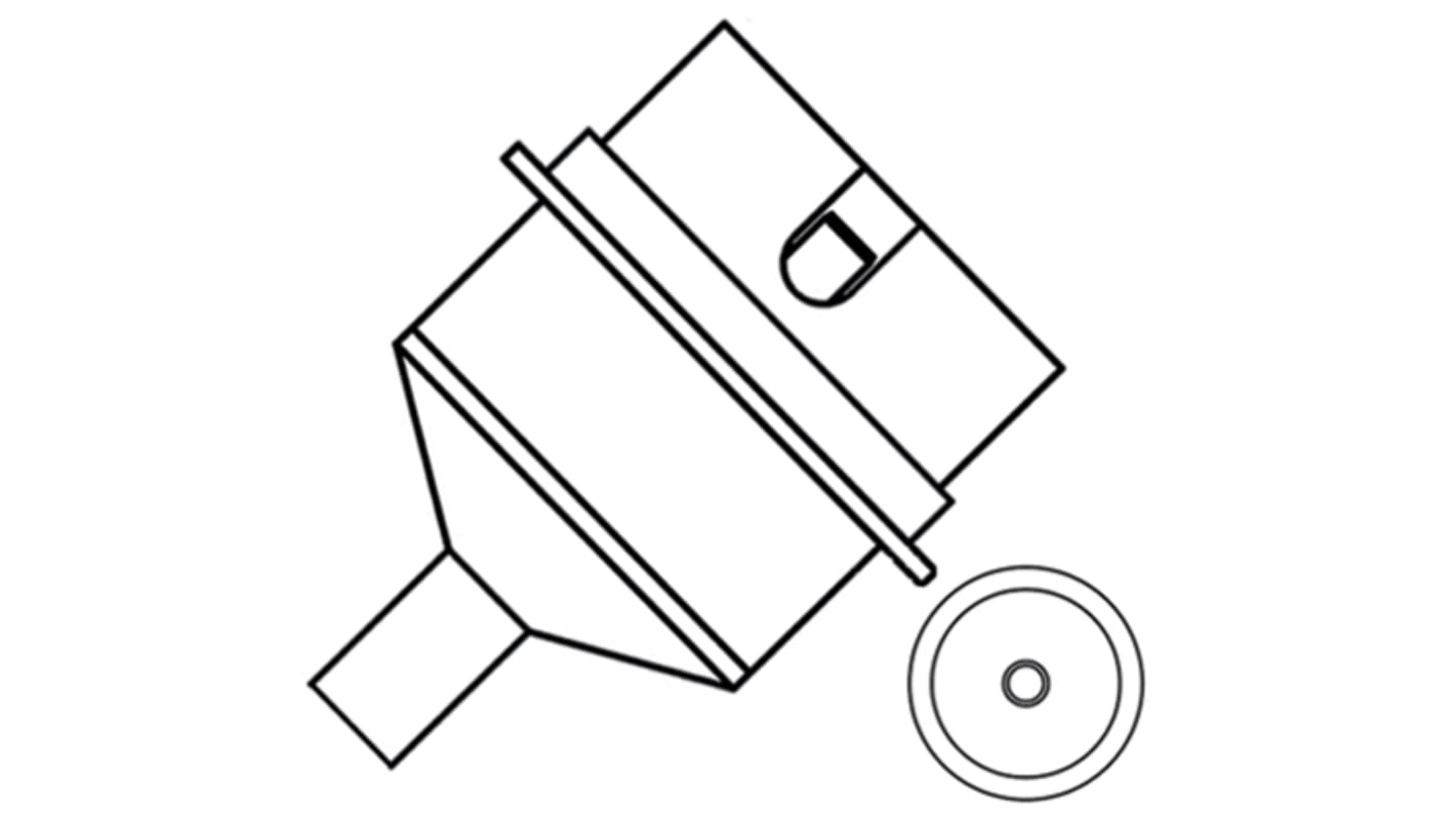 Weller NR Hot Air Nozzle for use with HAP 3000; HAP 200 & HAP 3 Hot Air Iron